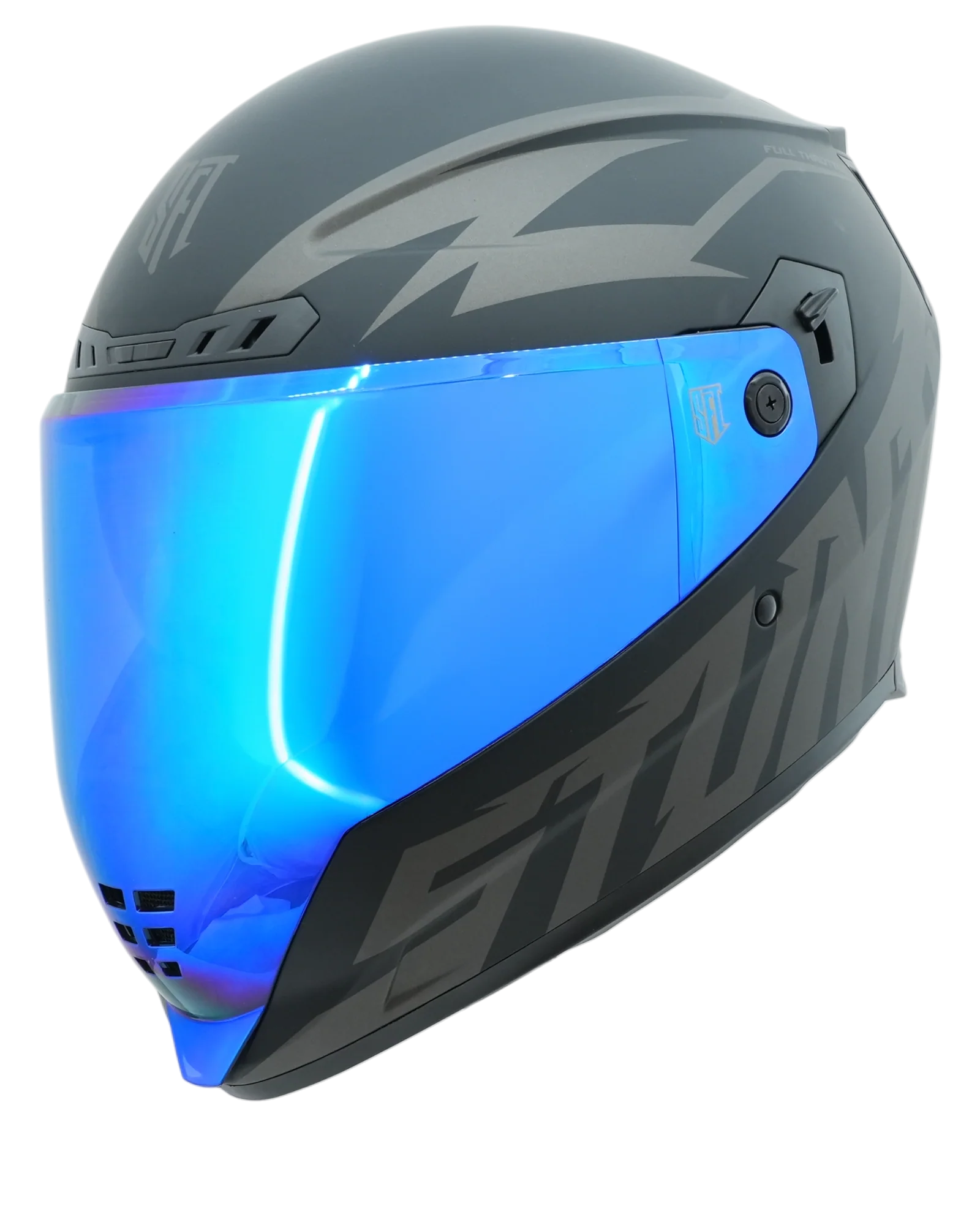 SFT FlatOut Blackedition Full Face Helmet - Image 4