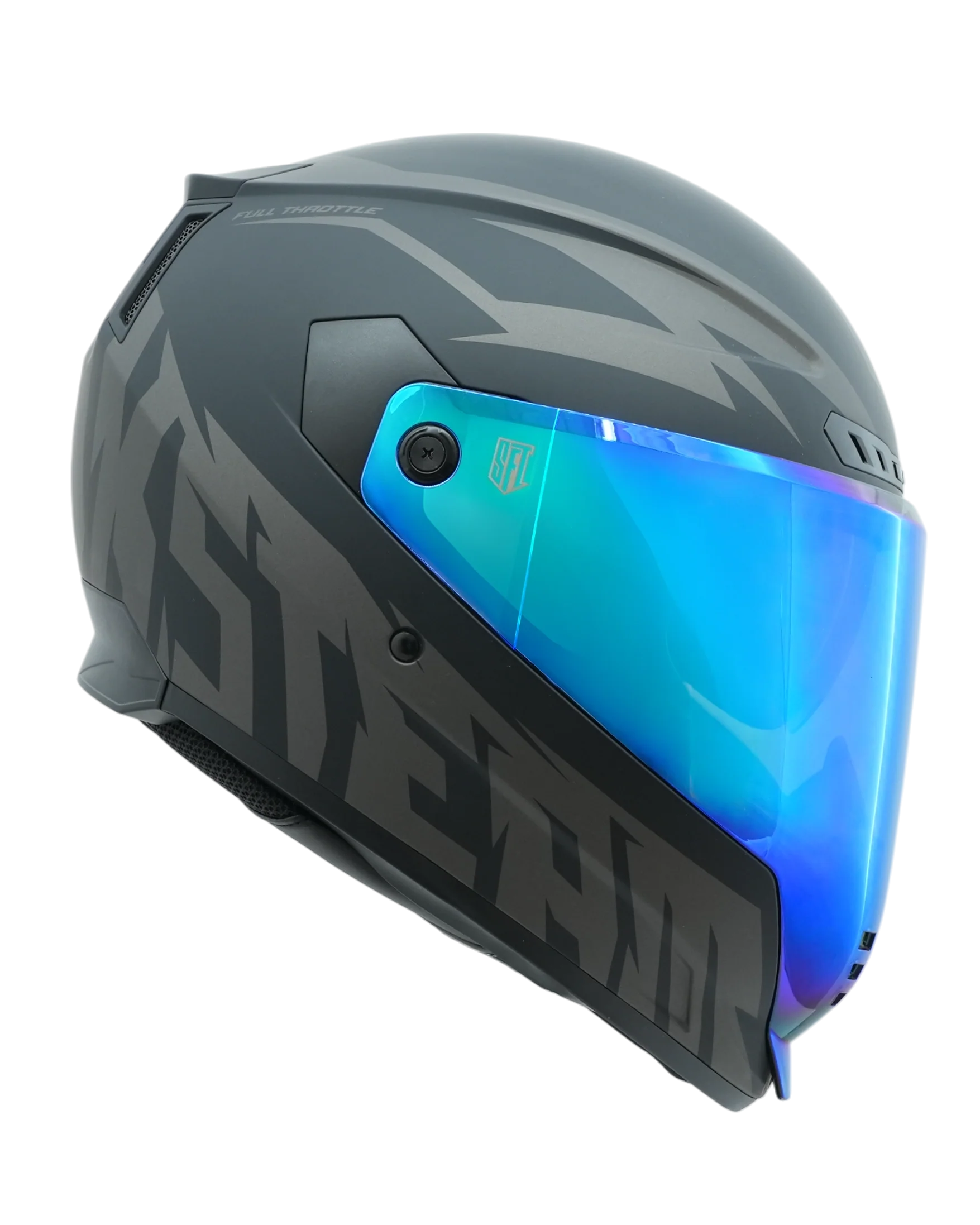 SFT FlatOut Blackedition Full Face Helmet - Image 5