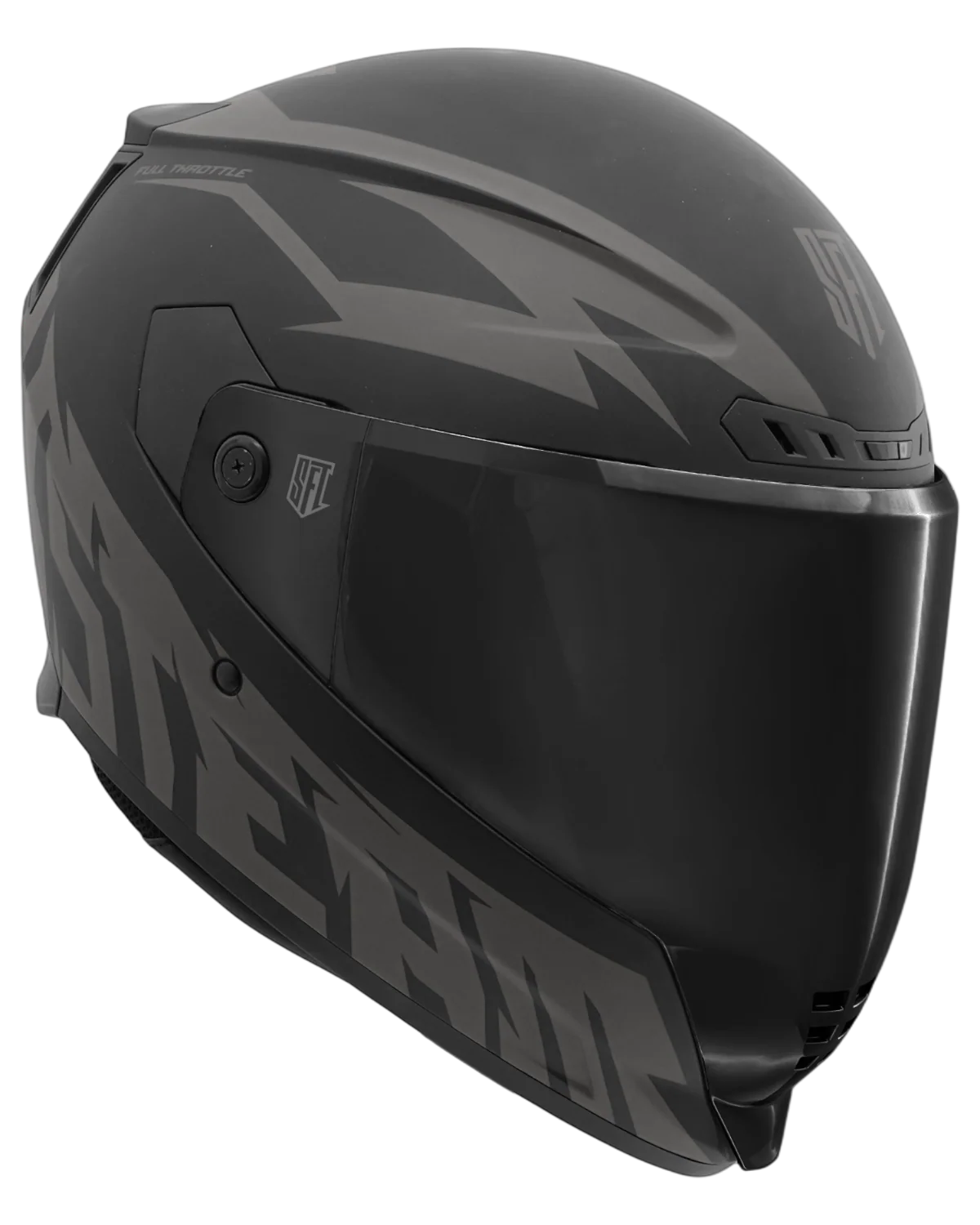 SFT FlatOut Blackedition Full Face Helmet - Image 8