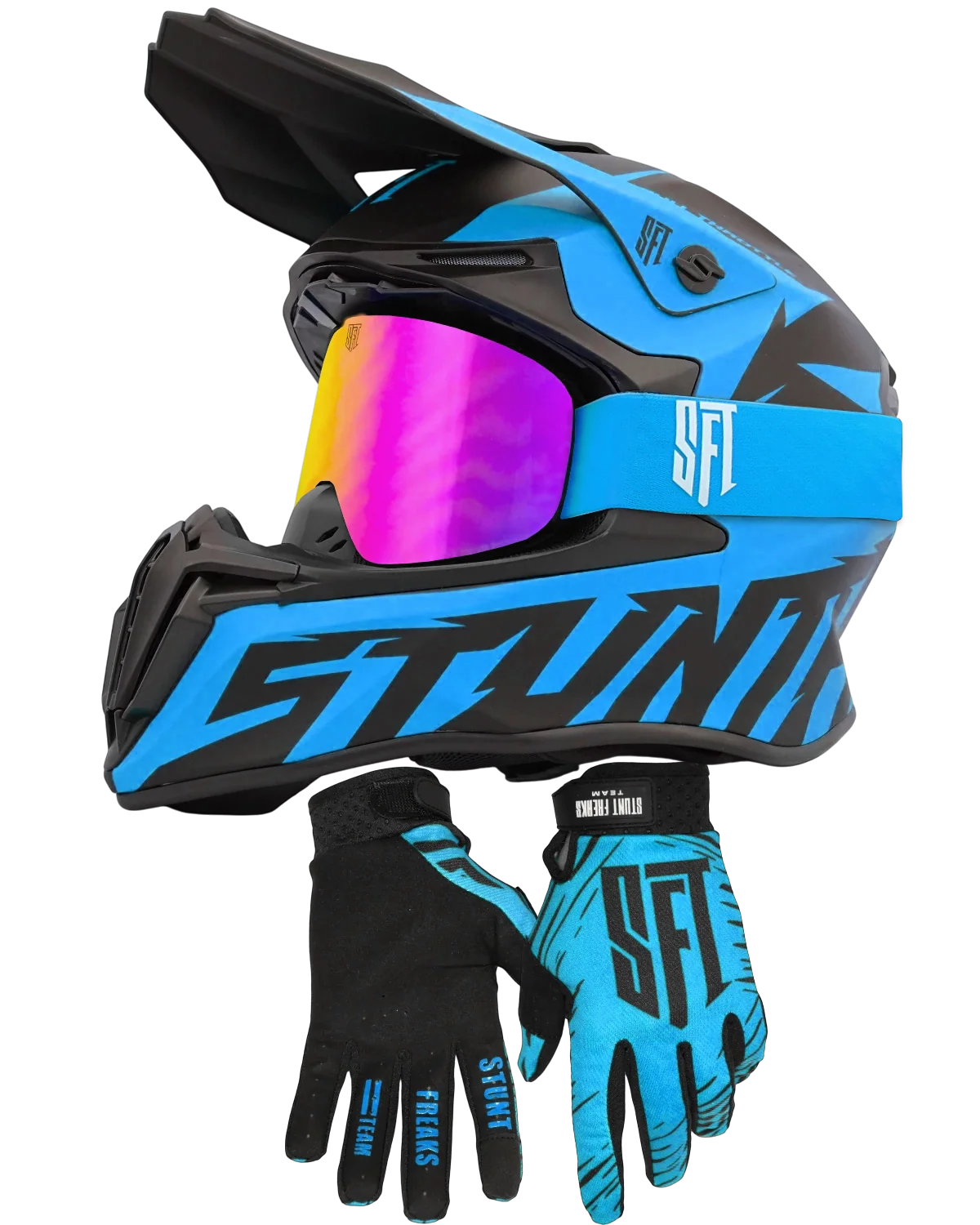 SFT Flatout Helmet Blue Bundle - Image 11