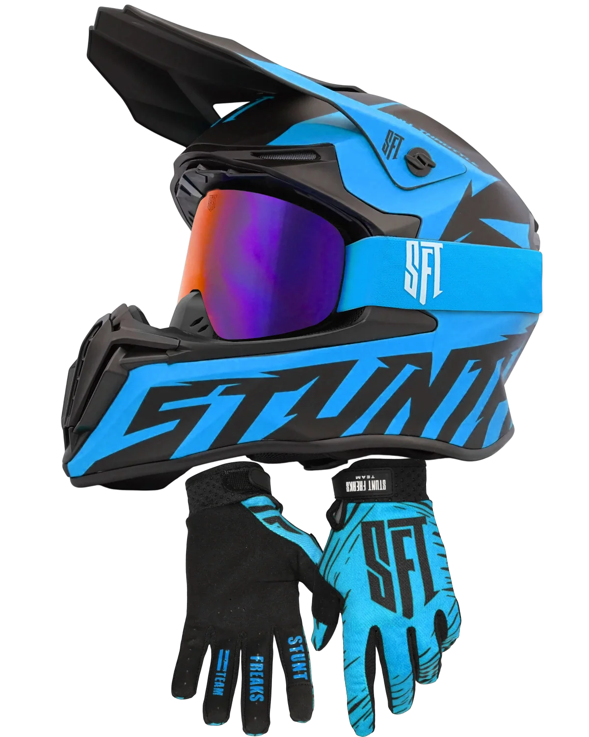 SFT Flatout Helmet Blue Bundle - Image 12