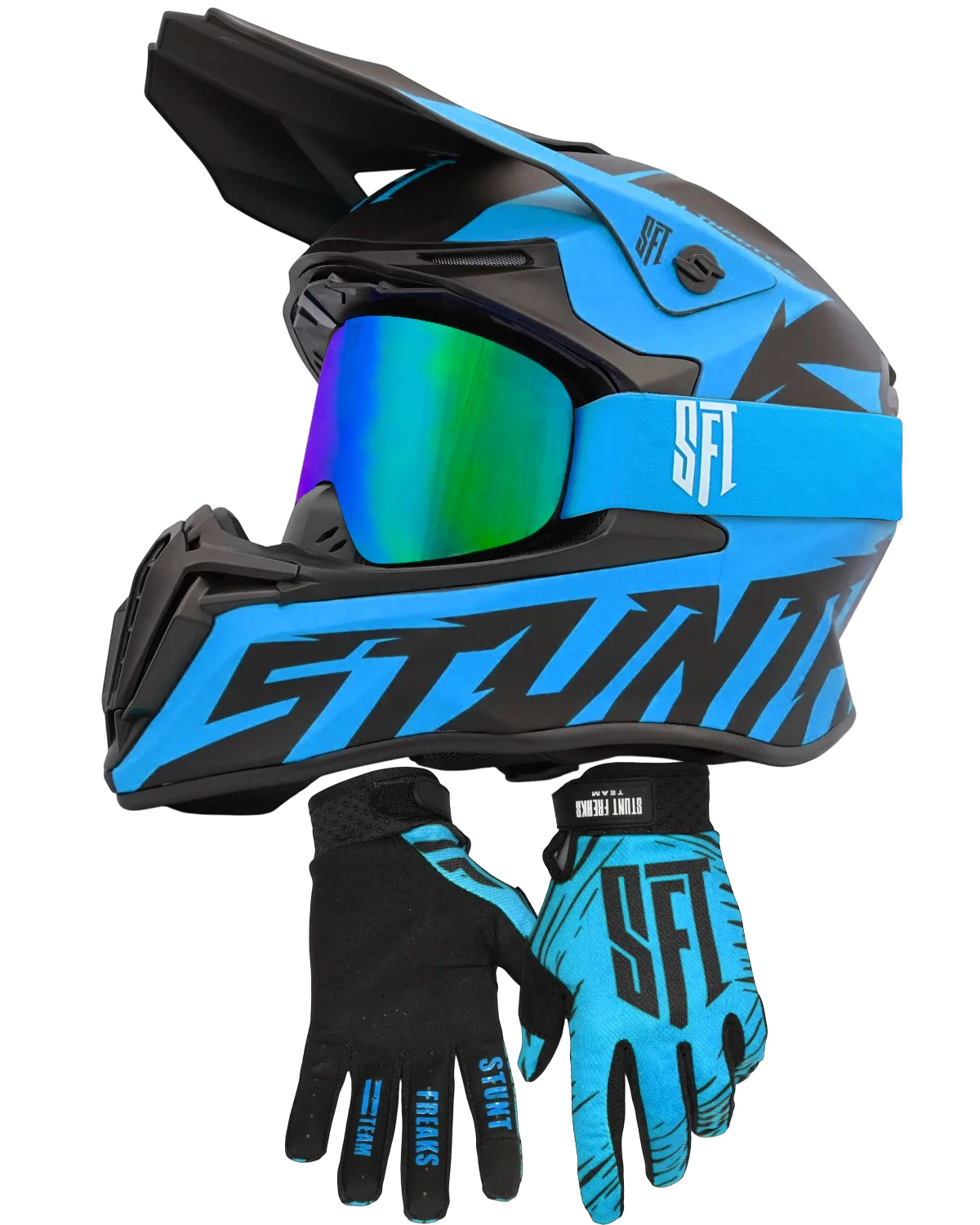 SFT Flatout Helmet Blue Bundle - Image 13
