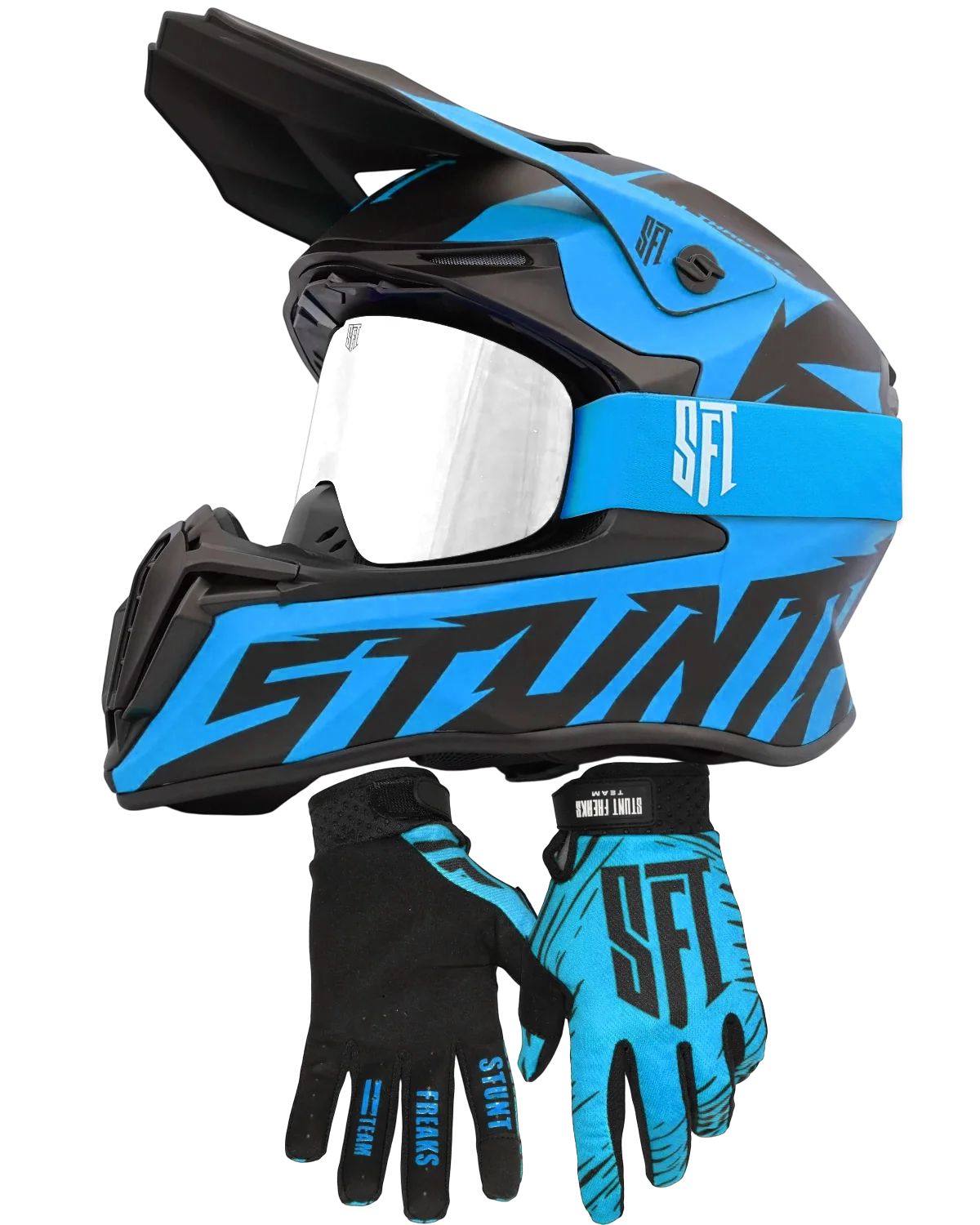 SFT Flatout Helmet Blue Bundle - Image 8