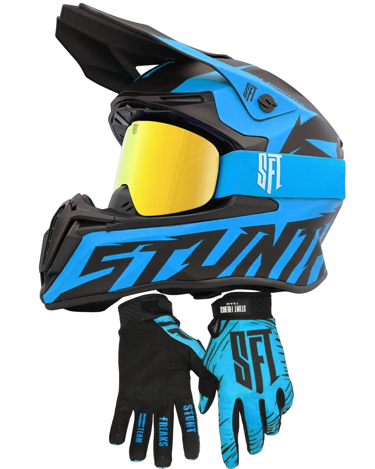 SFT Flatout Helmet Blue Bundle - Image 9