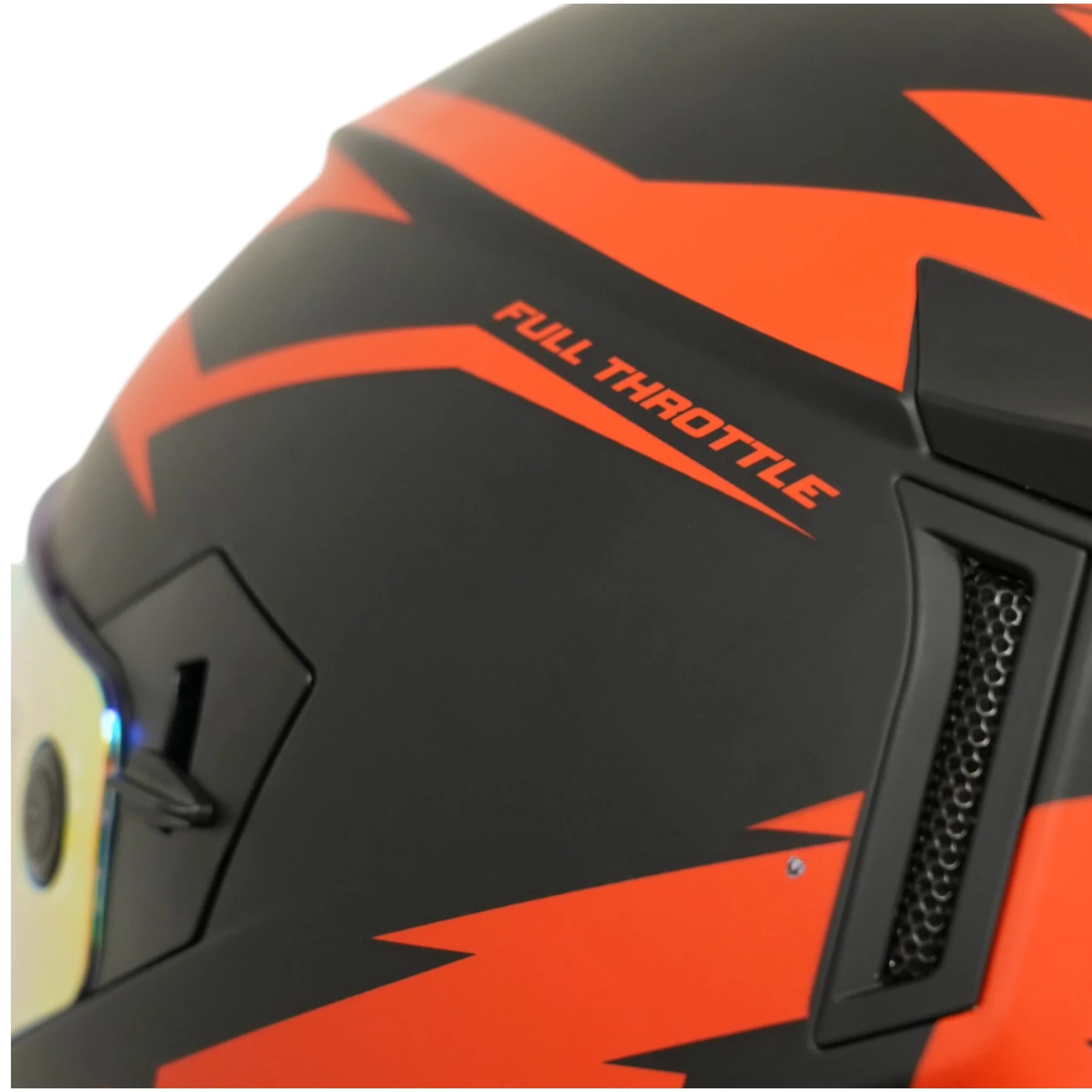 SFT FlatOut Red Full Face Helmet - Image 10