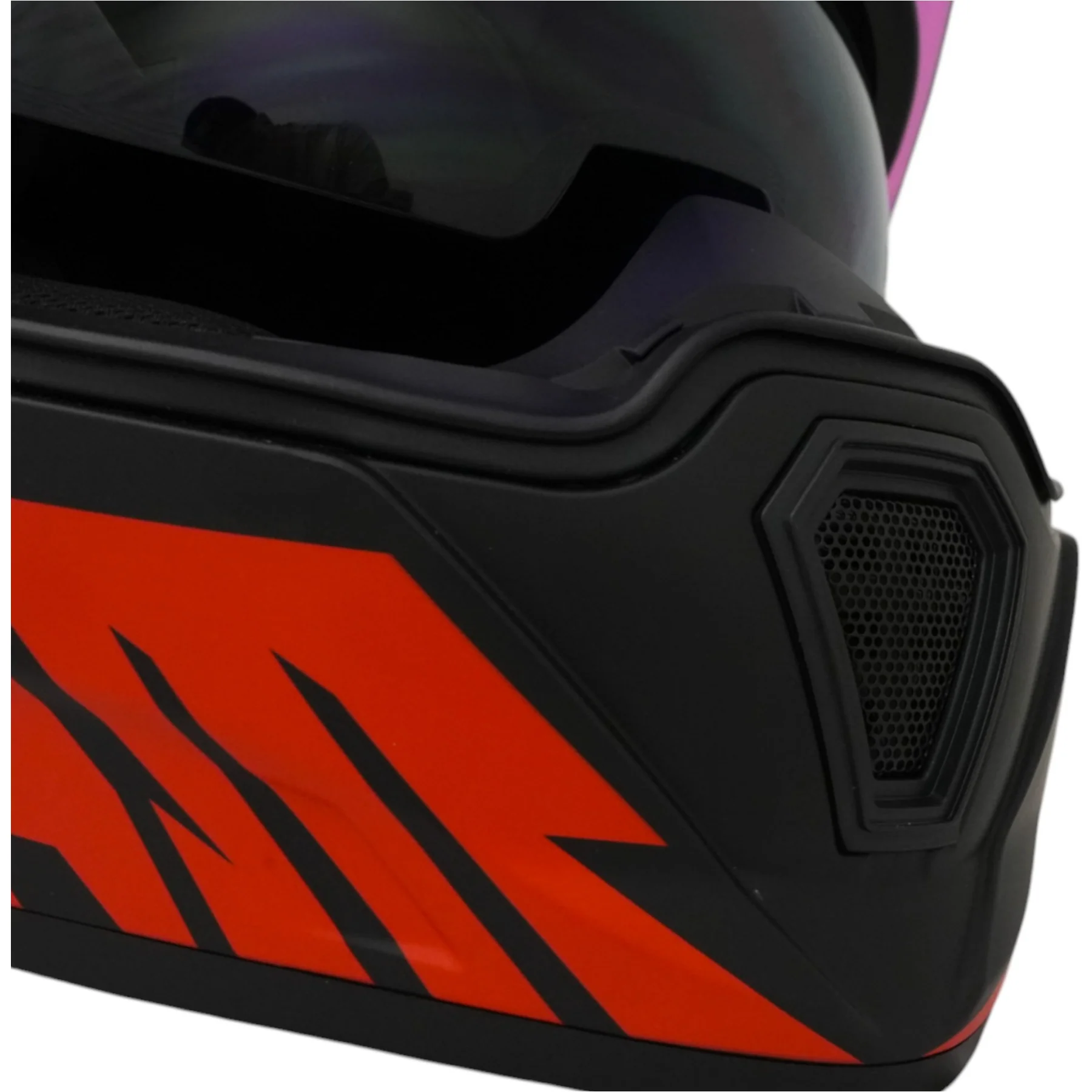 SFT FlatOut Red Full Face Helmet - Image 14