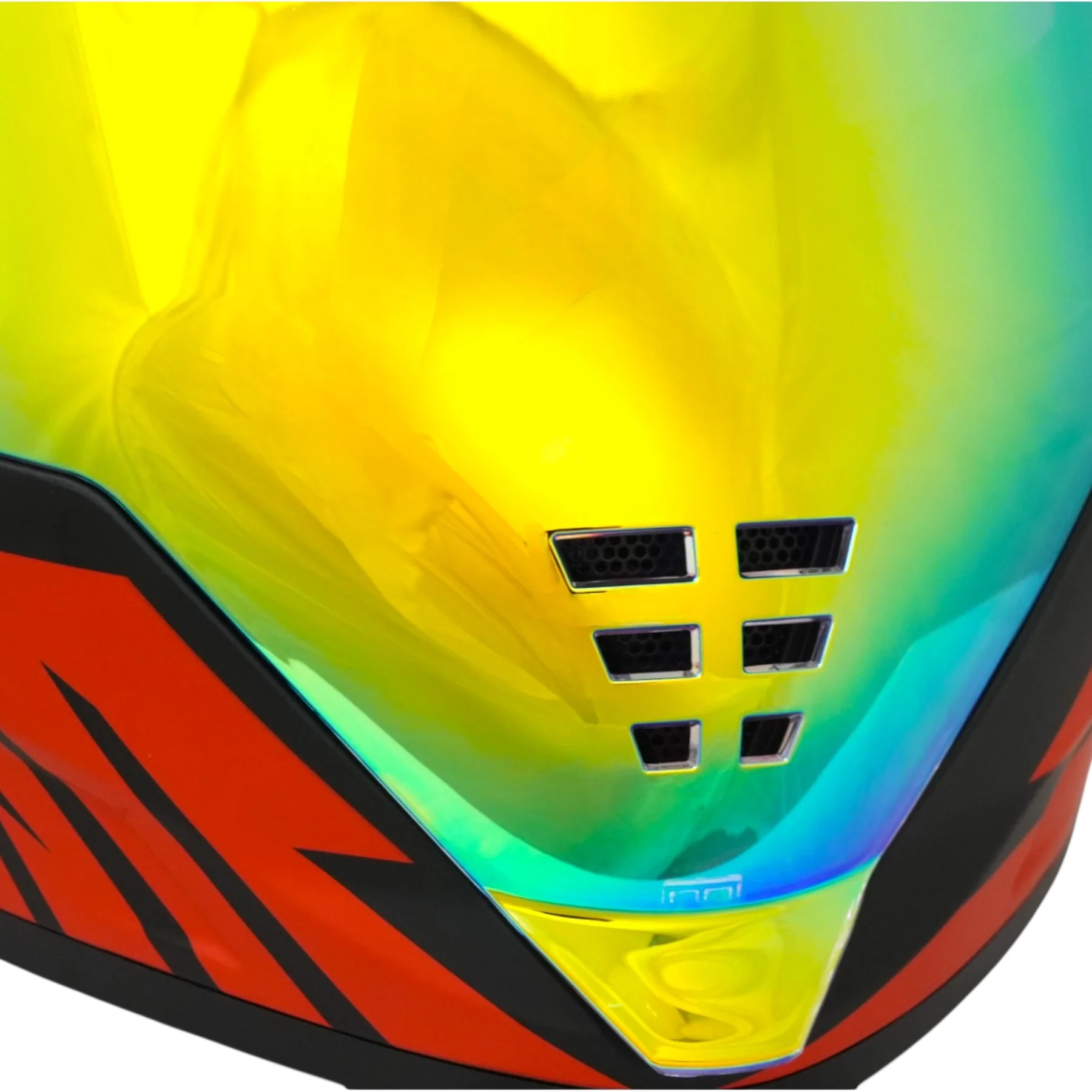 SFT FlatOut Red Full Face Helmet - Image 15