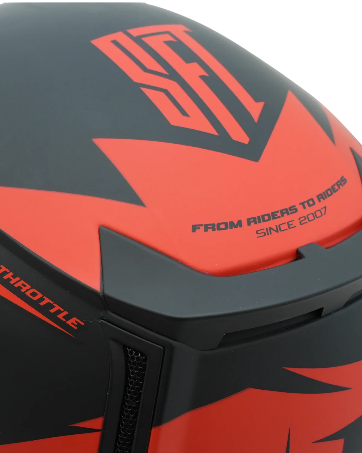 SFT FlatOut Red Full Face Helmet - Image 28