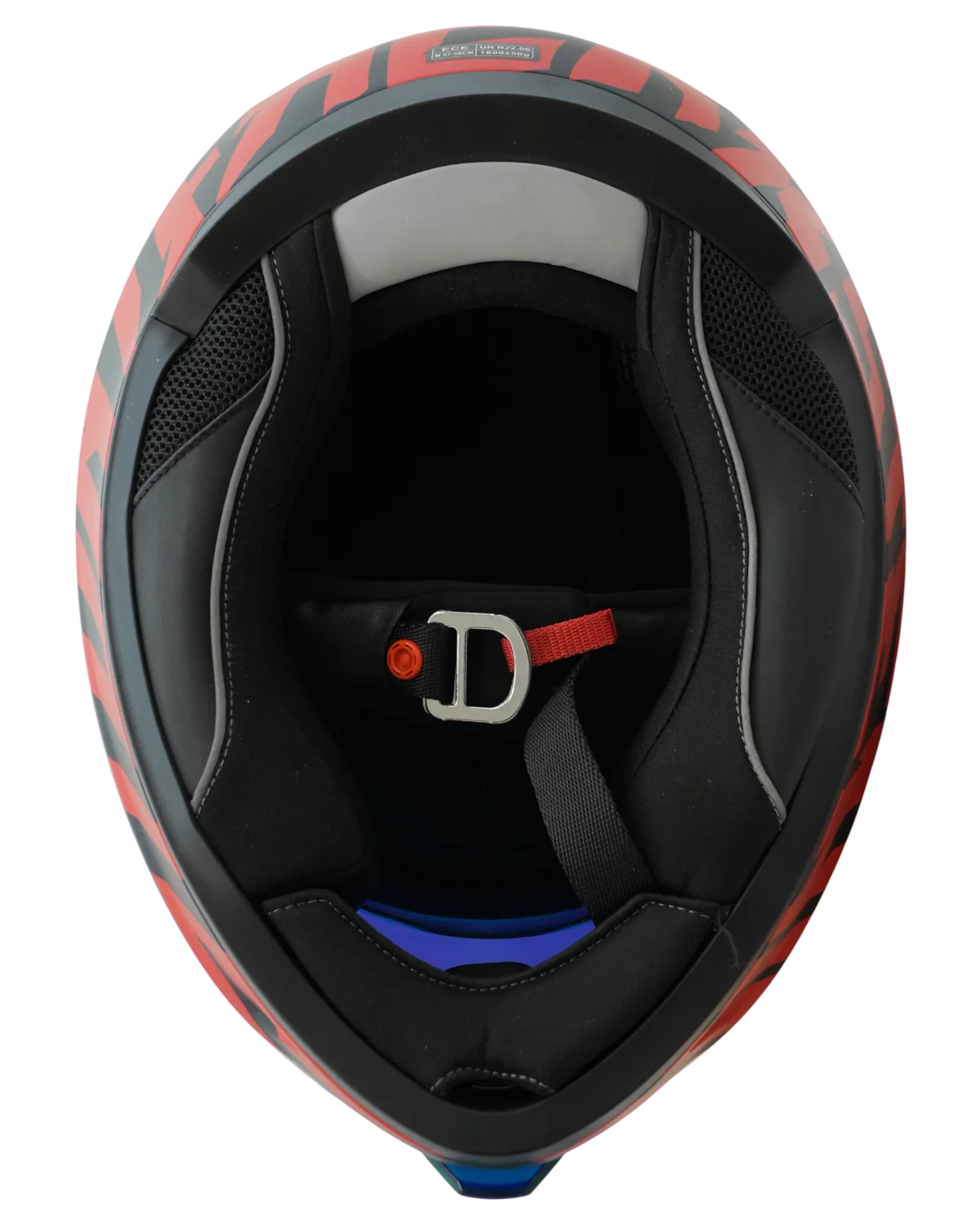 SFT FlatOut Red Full Face Helmet - Image 29