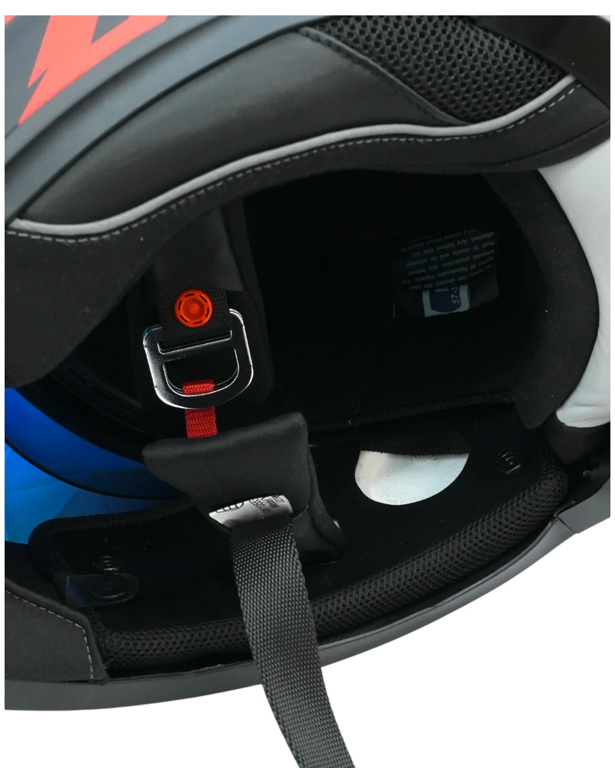 SFT FlatOut Red Full Face Helmet - Image 30