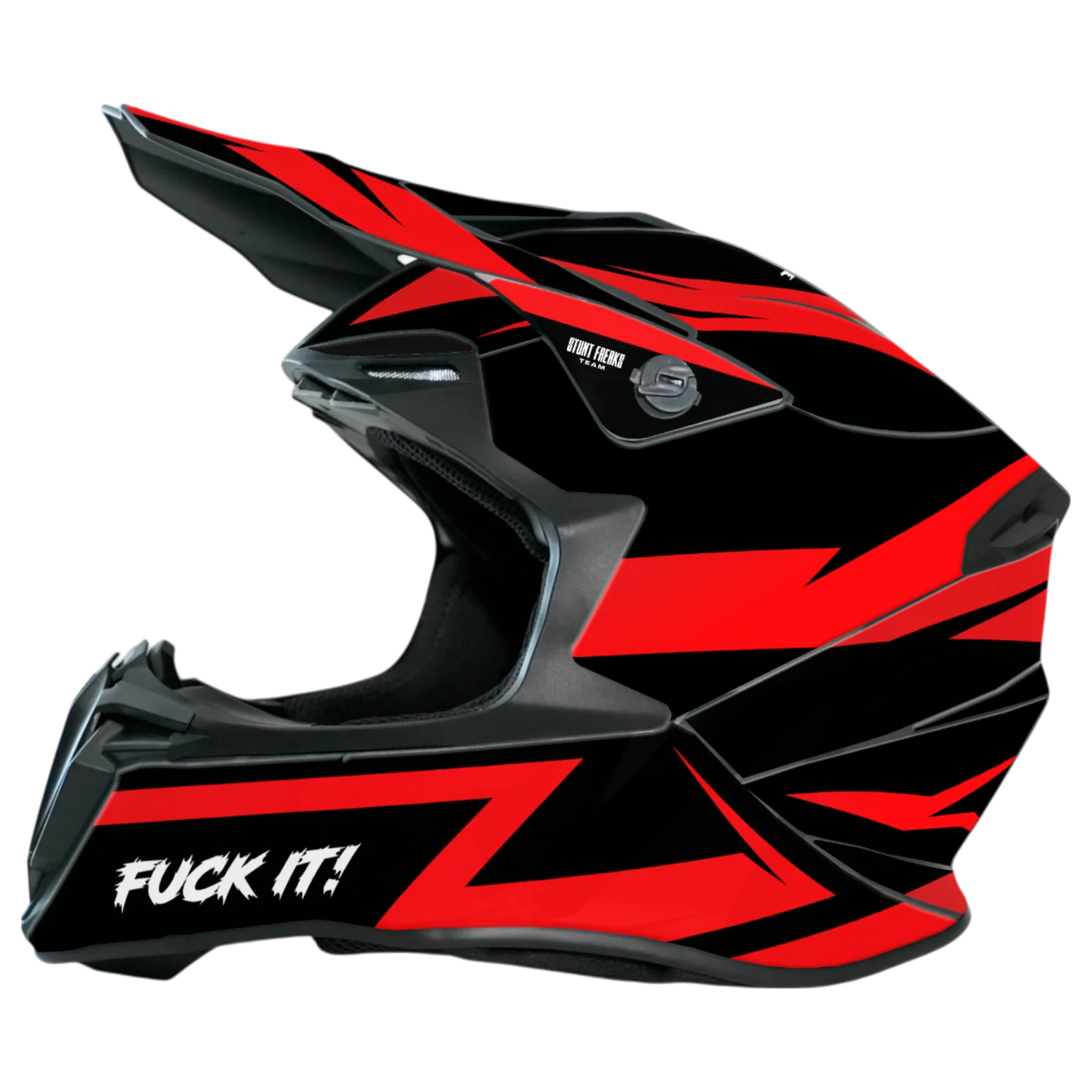 SFT Fuck It Red Helmet Graphics - Image 3
