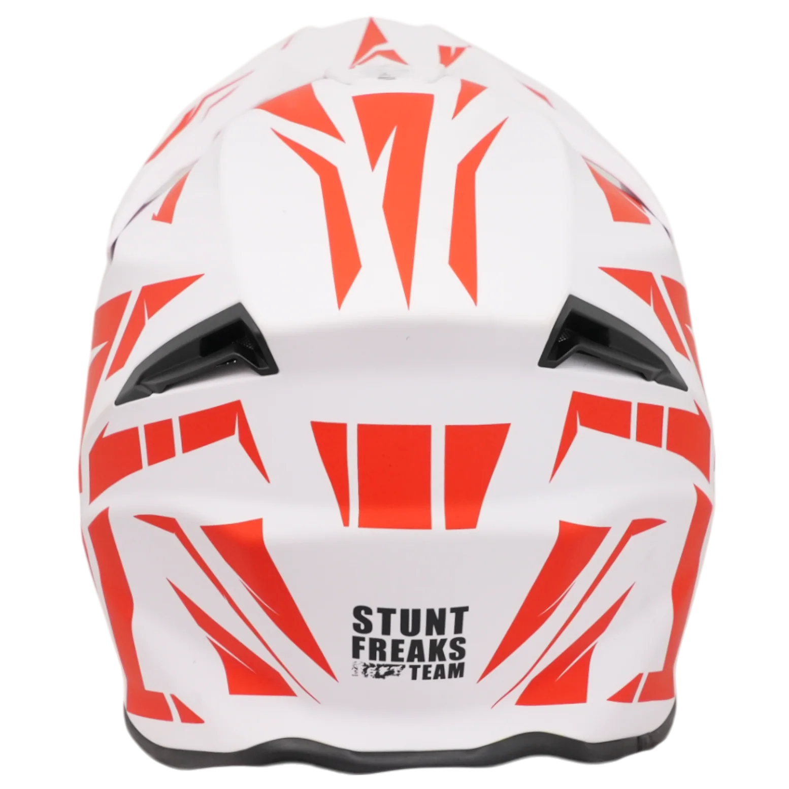 SFT Red and White Motocross Helmet - Image 7