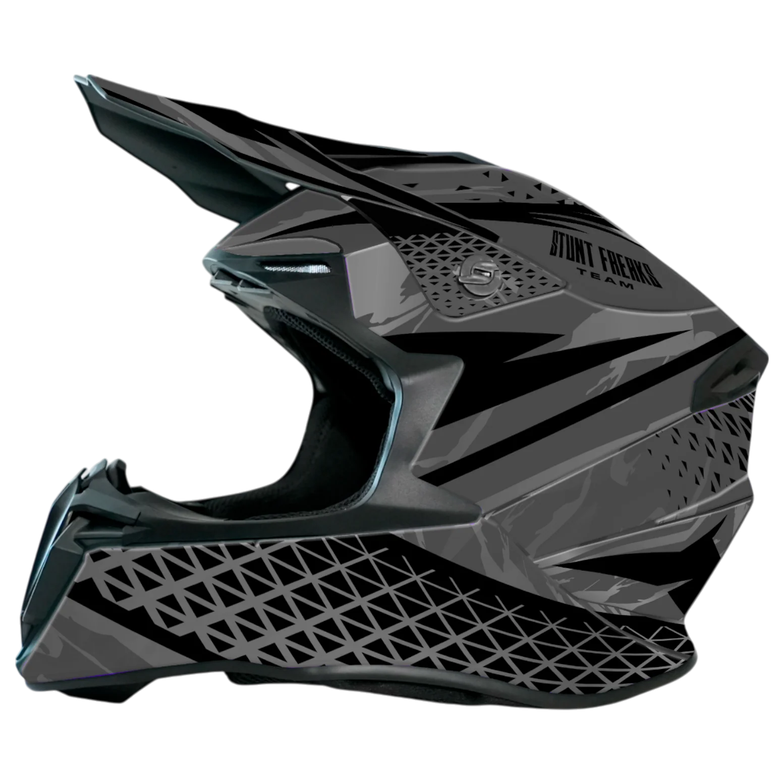 SFT Mayhem Gray Helmet Graphics - Image 3