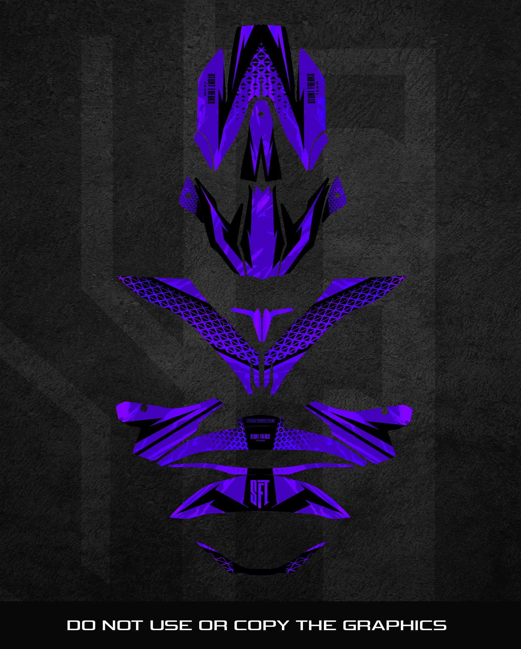 SFT Mayhem Lilac Helmet Graphics - Image 2