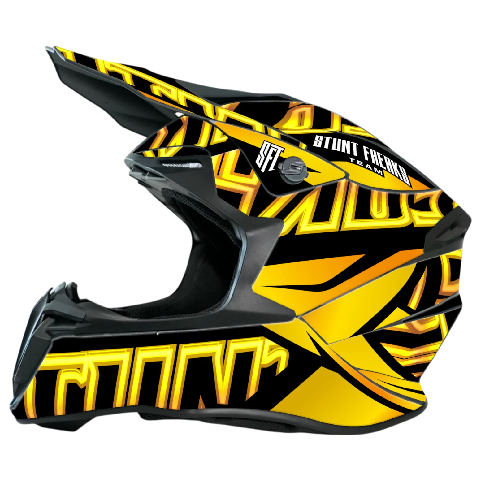 SFT Neo Gold Helmet Graphics - Image 3