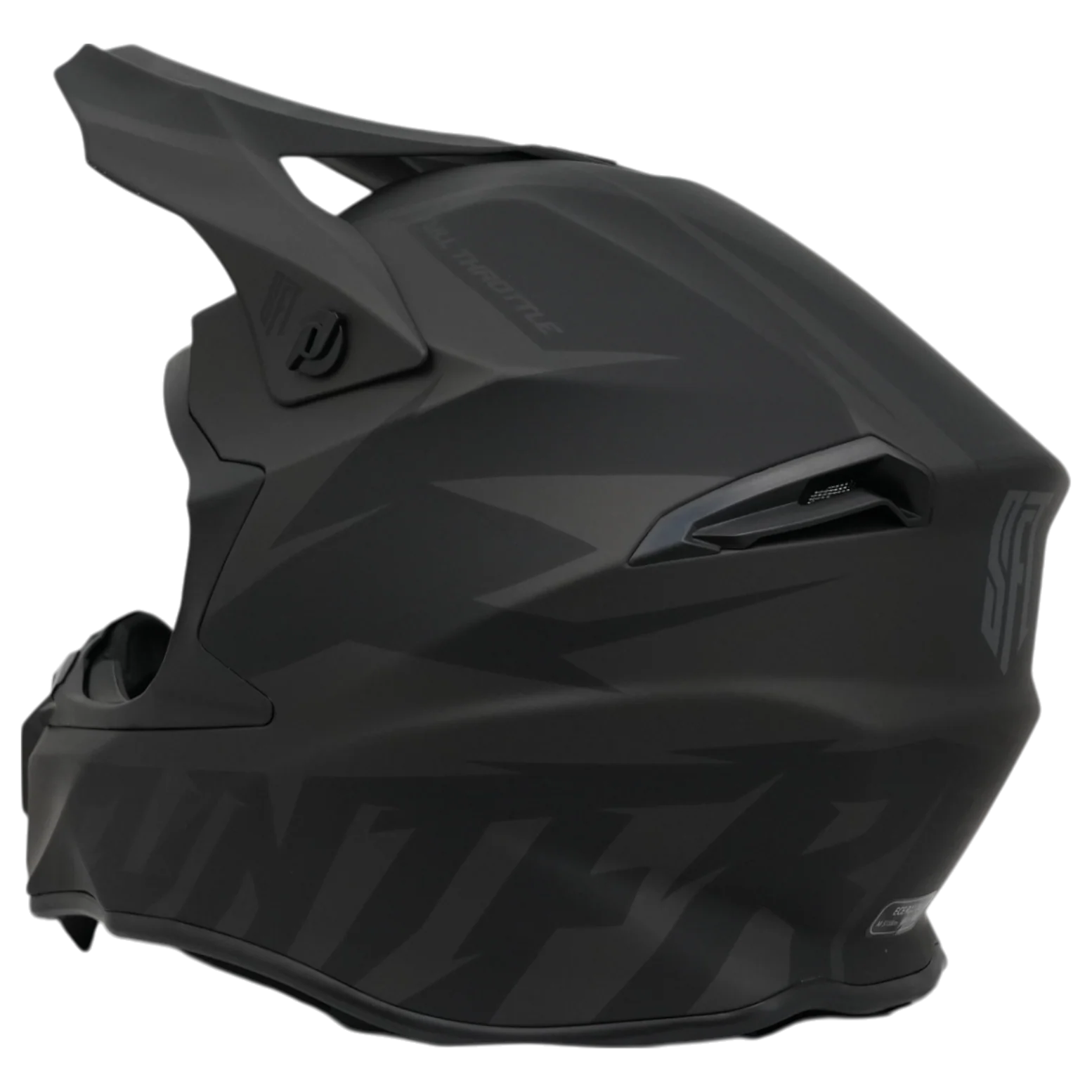 SFT Flatout Blackedition Motocross Helmet - Image 9