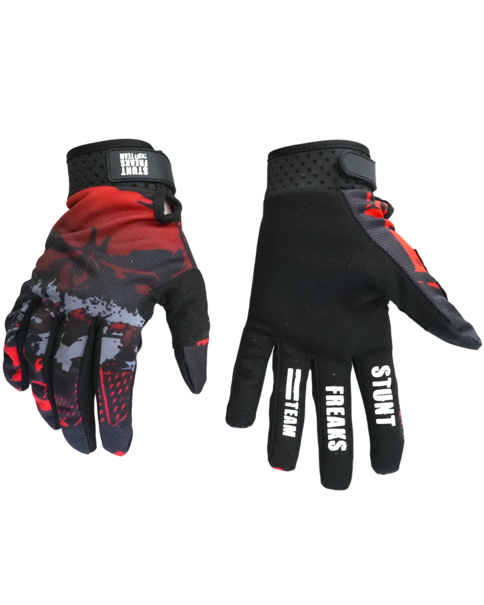 Touch Skull Red Gloves - Image 2
