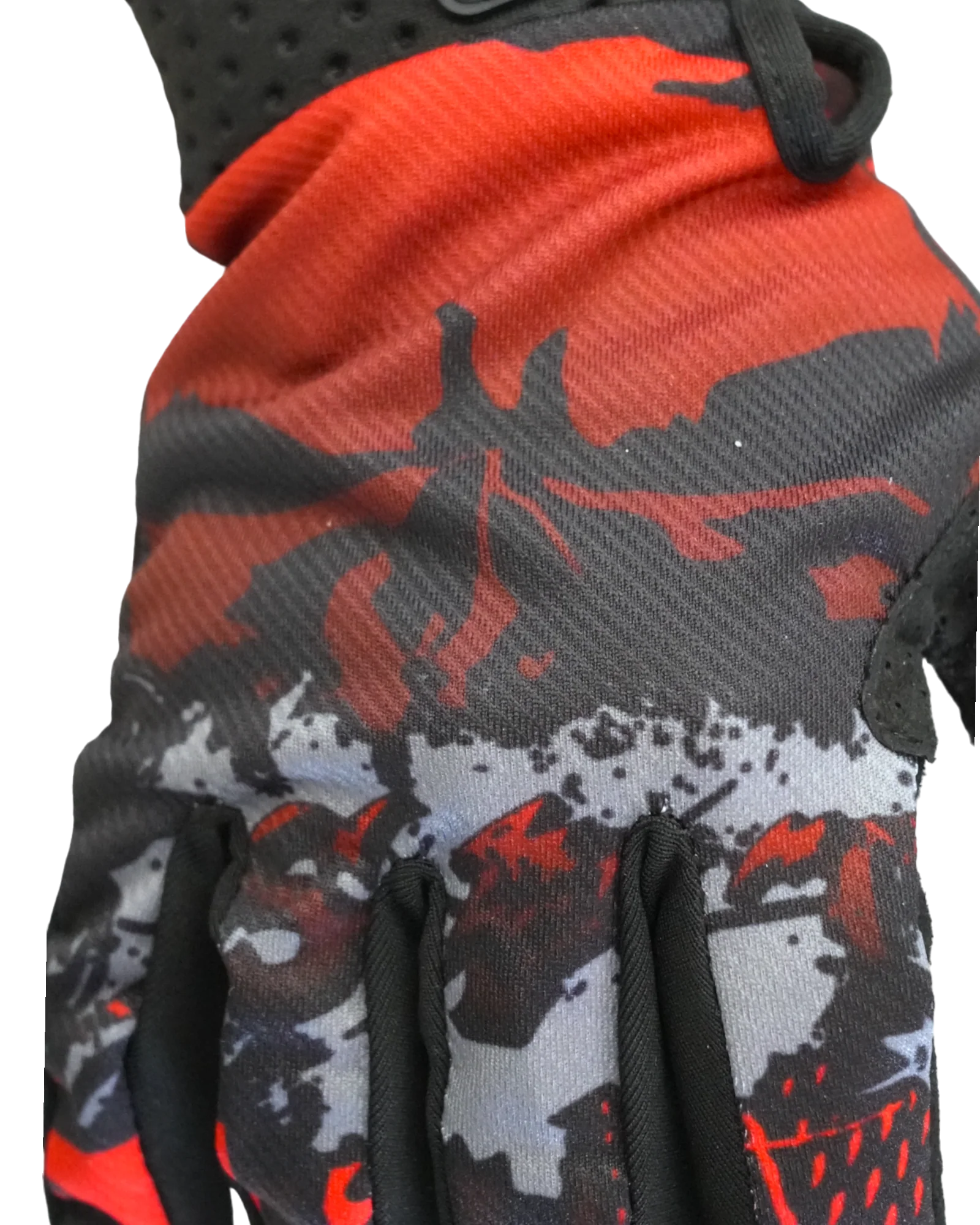 Touch Skull Red Gloves - Image 6