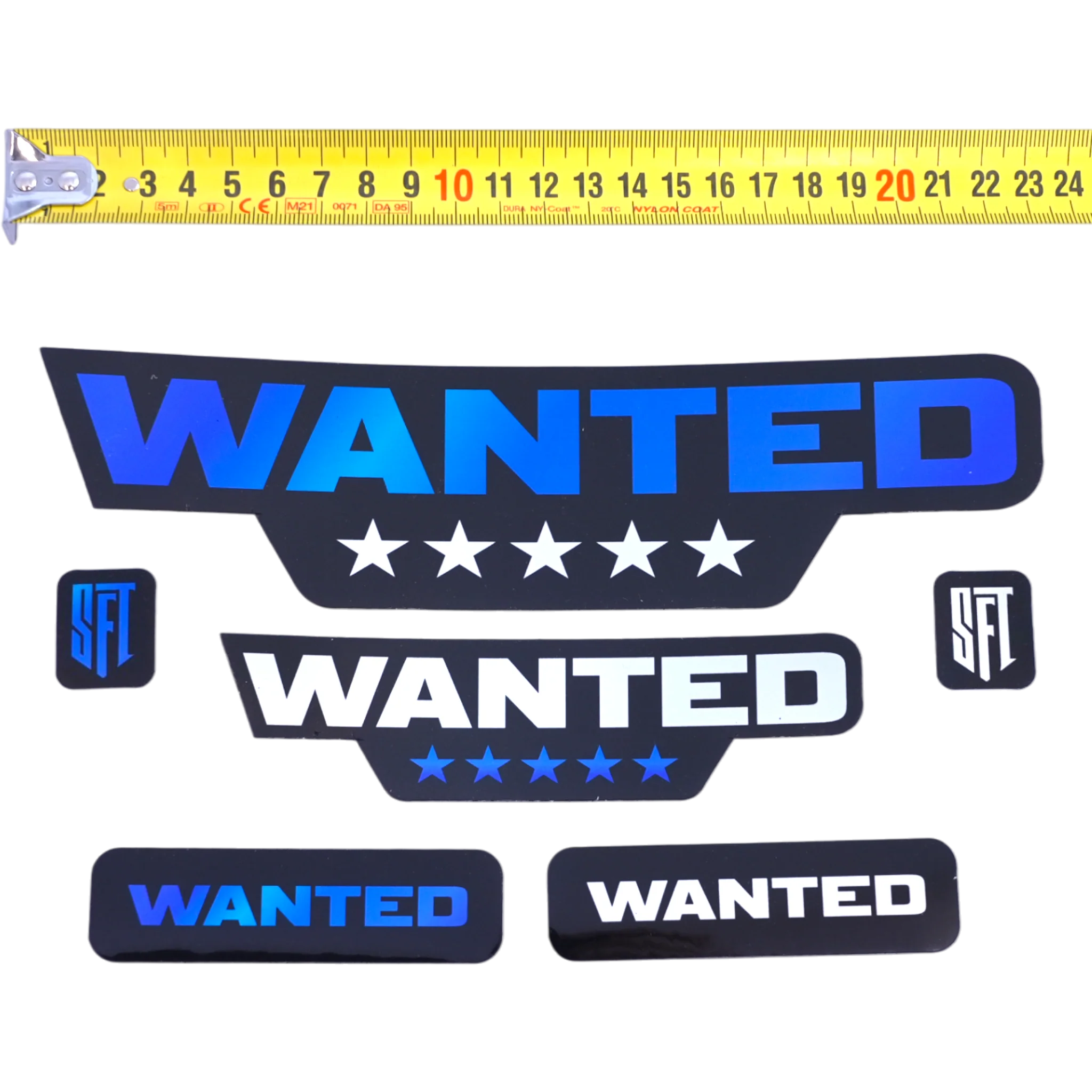 Wanted Sticker - Blue - Image 2